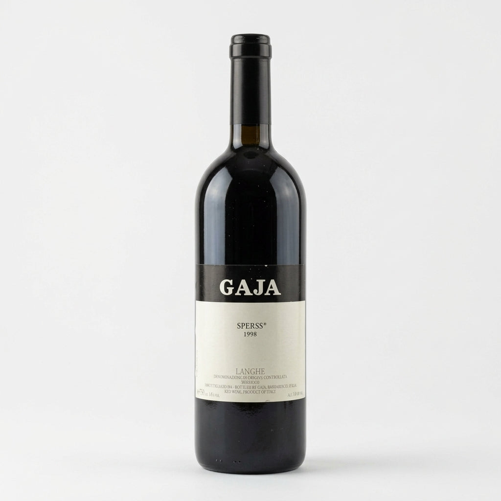 Sperss Langhe Gaja 1998 – Bottles With History