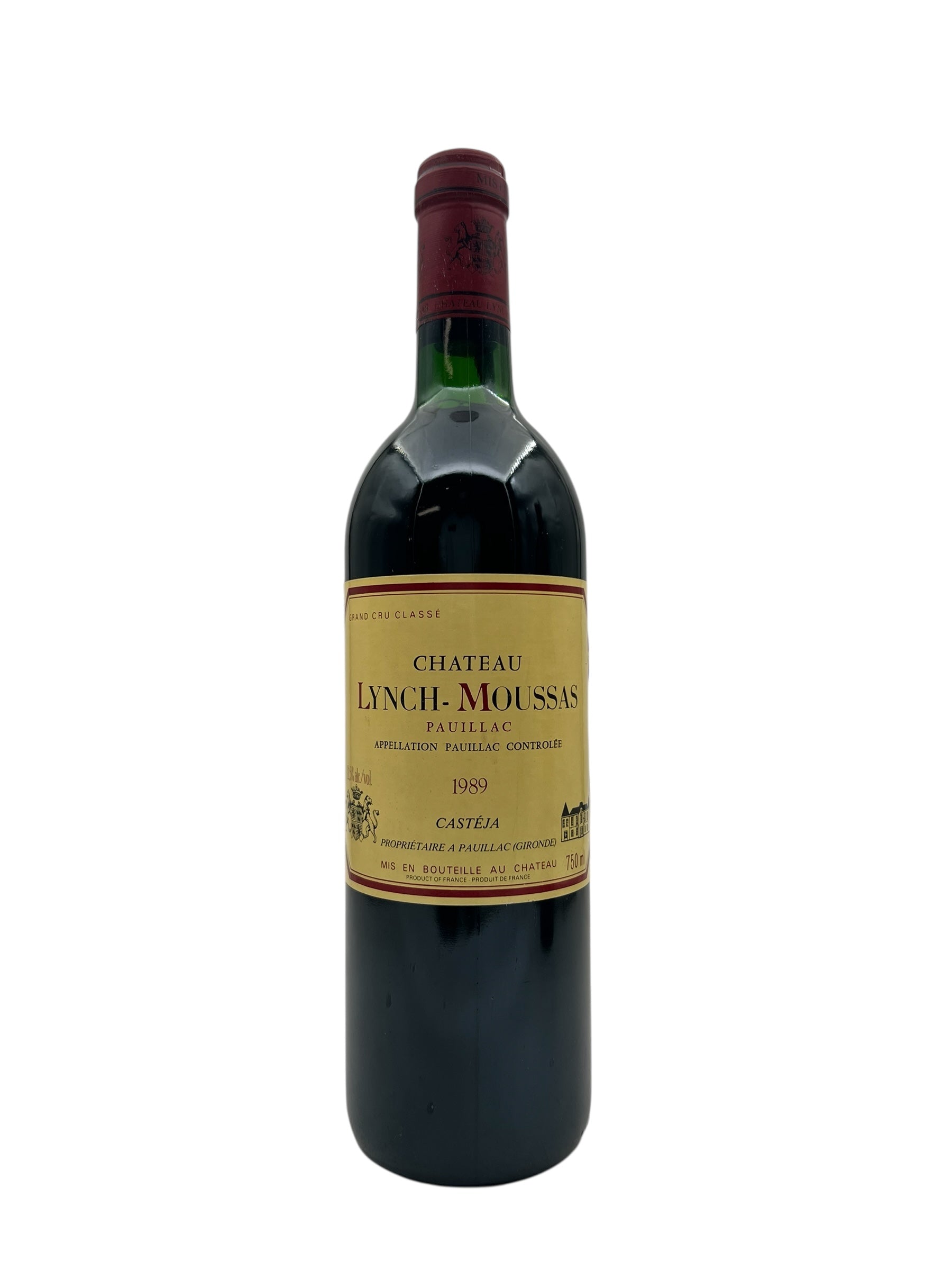 Pauillac Chateau Lynch-Moussa 1989 Grand Cru Classé – Bottles With 1989 Pauillac CHATEAU LYNCH BAGES