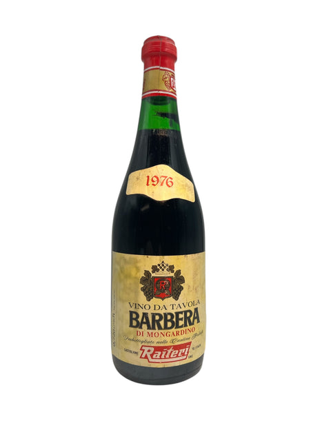 Barbera Raiteri 1976 - Klassinen punaviini