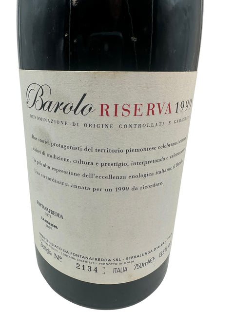 Barolo Tenimenti Fontanafredda 1999