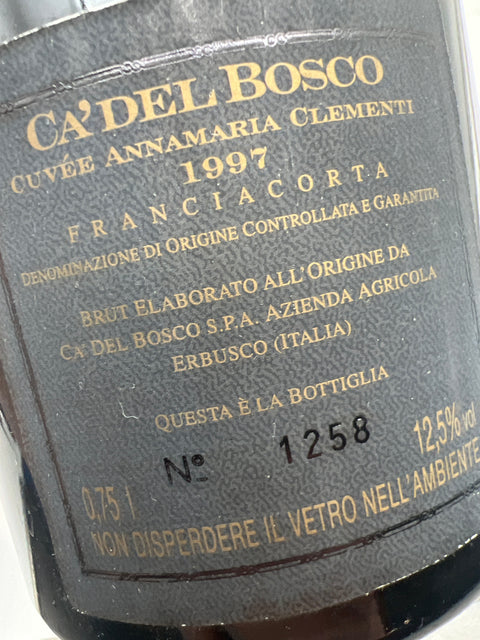 Cuvée Annamaria Clementi 2013 from Ca' del Bosco