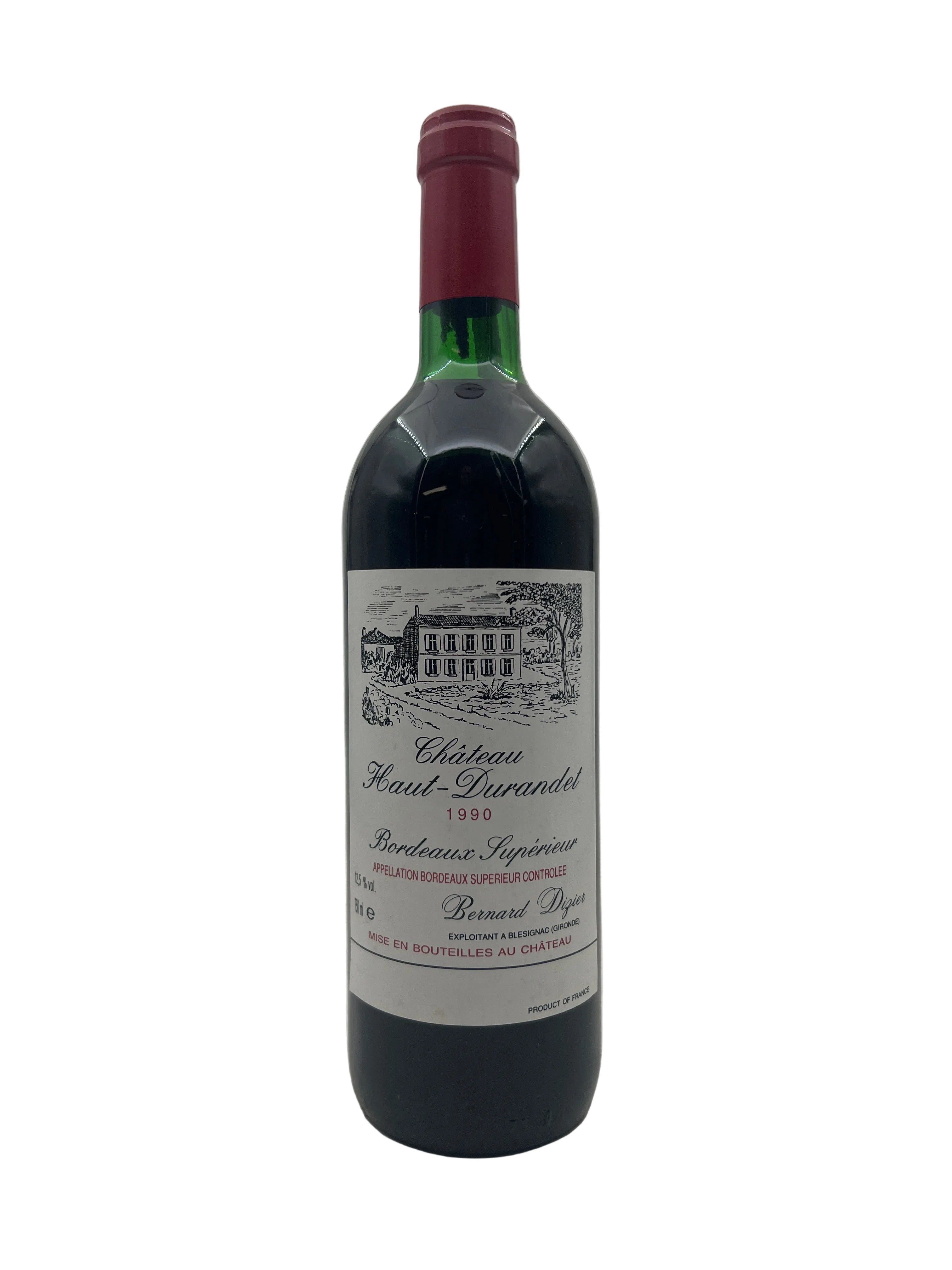 Château Haut-Durandet Bordeaux Supérieur Bernard Dizier 1990