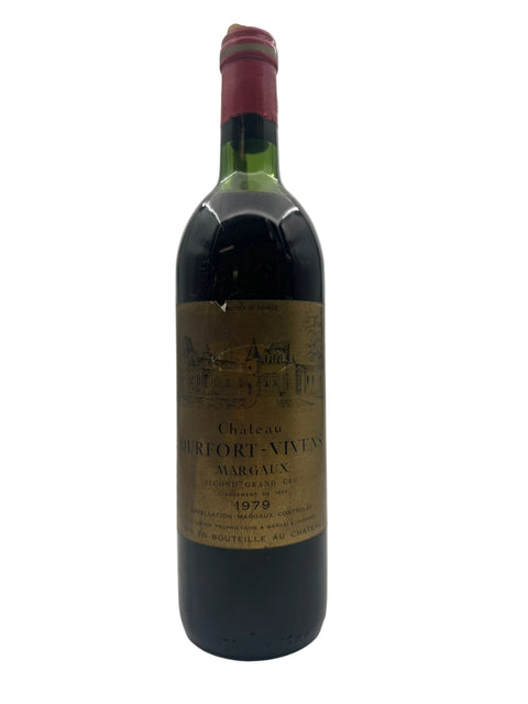 Margaux Second Grand Cru Classement de 1855 Château Durfort-Vivens 1979