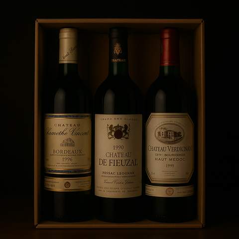 Mature Bordeaux New Year's Trio