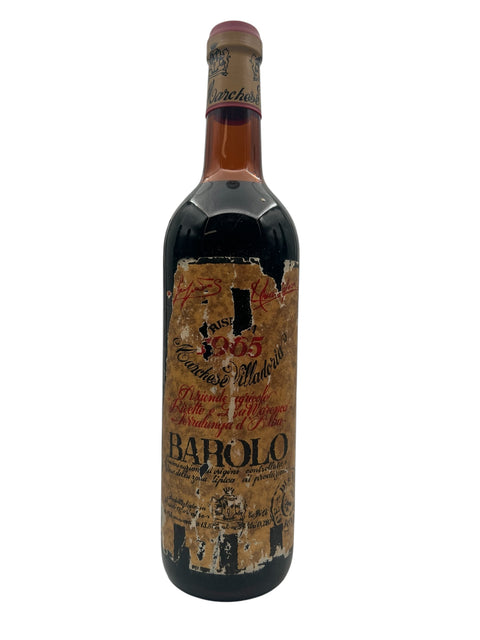 Barbaresco 1965 Riserva bad label