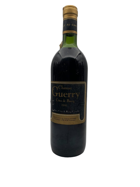 Chateau Guerry Côtes de Bourg 1981