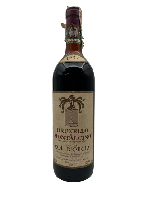 Brunello di Montalcino Tenuta Col d'Orcia 1977