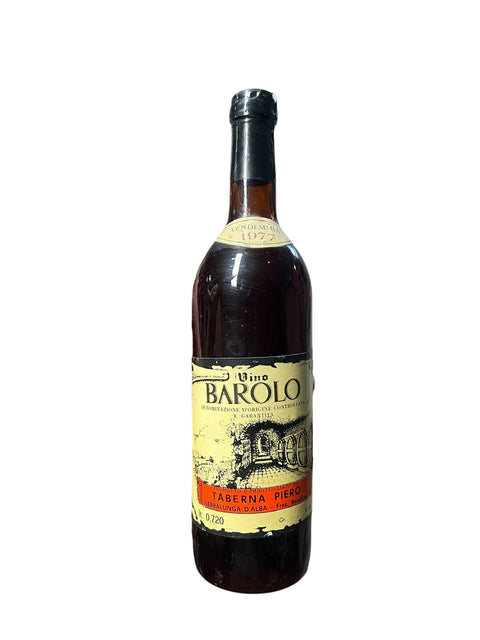 Barolo 1977 Taberno Piero