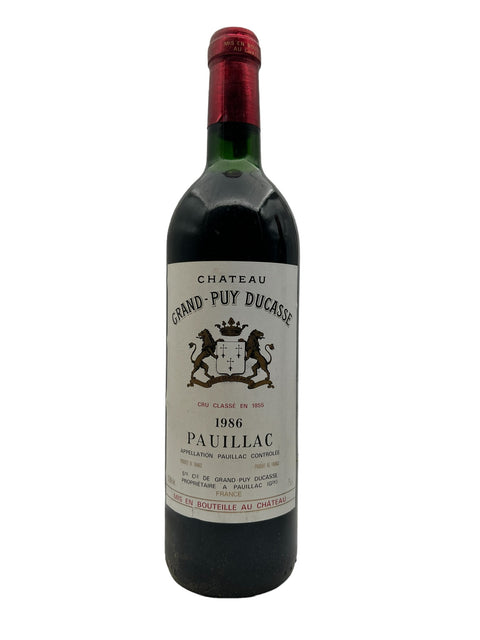 Chateau Grand-Puy Ducasse 1986