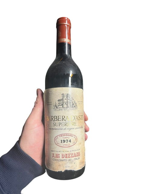 Barbera d'Asti Superiore 1974 F.lli Dezzani