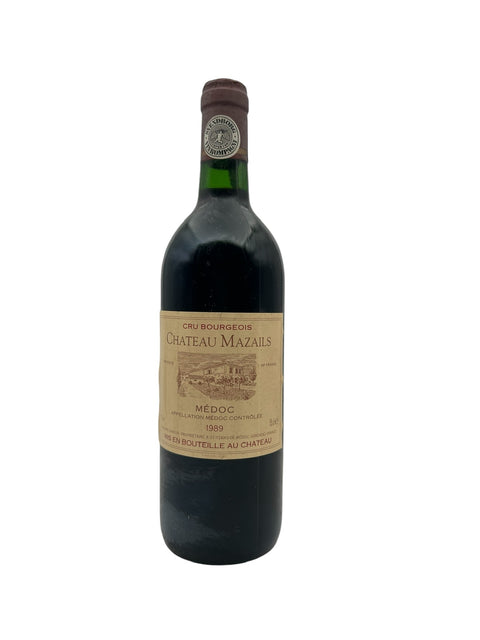 Chateau Mazails 1989