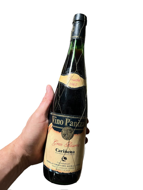 Vino Paniza Gran Reserva Carinena 1967