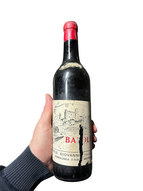 Giovanni Barile Barolo 1960 bad label