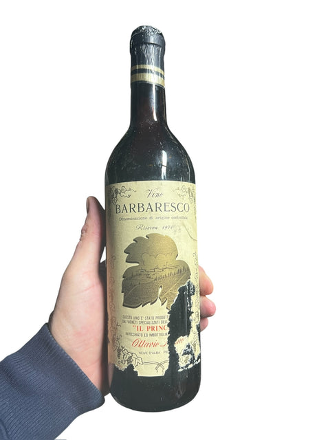 Barbaresco Riserva 1974 Bad Label