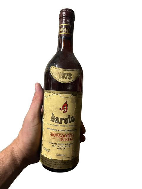 Alessandria Giuseppe Barolo 1978