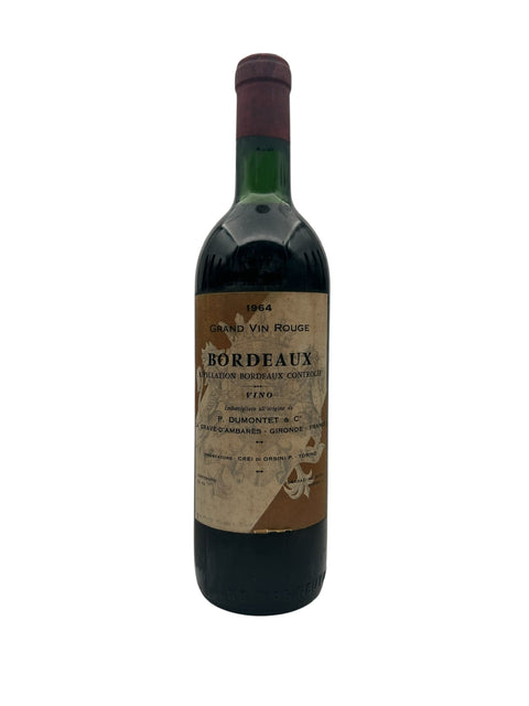 1964 Grand Vin Rouge Bordeaux