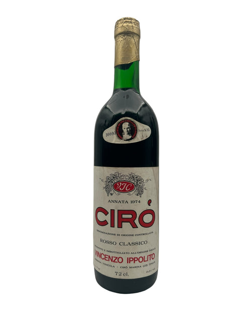 Cirò Rosso Classico 1974 Vincenzo Ippolito