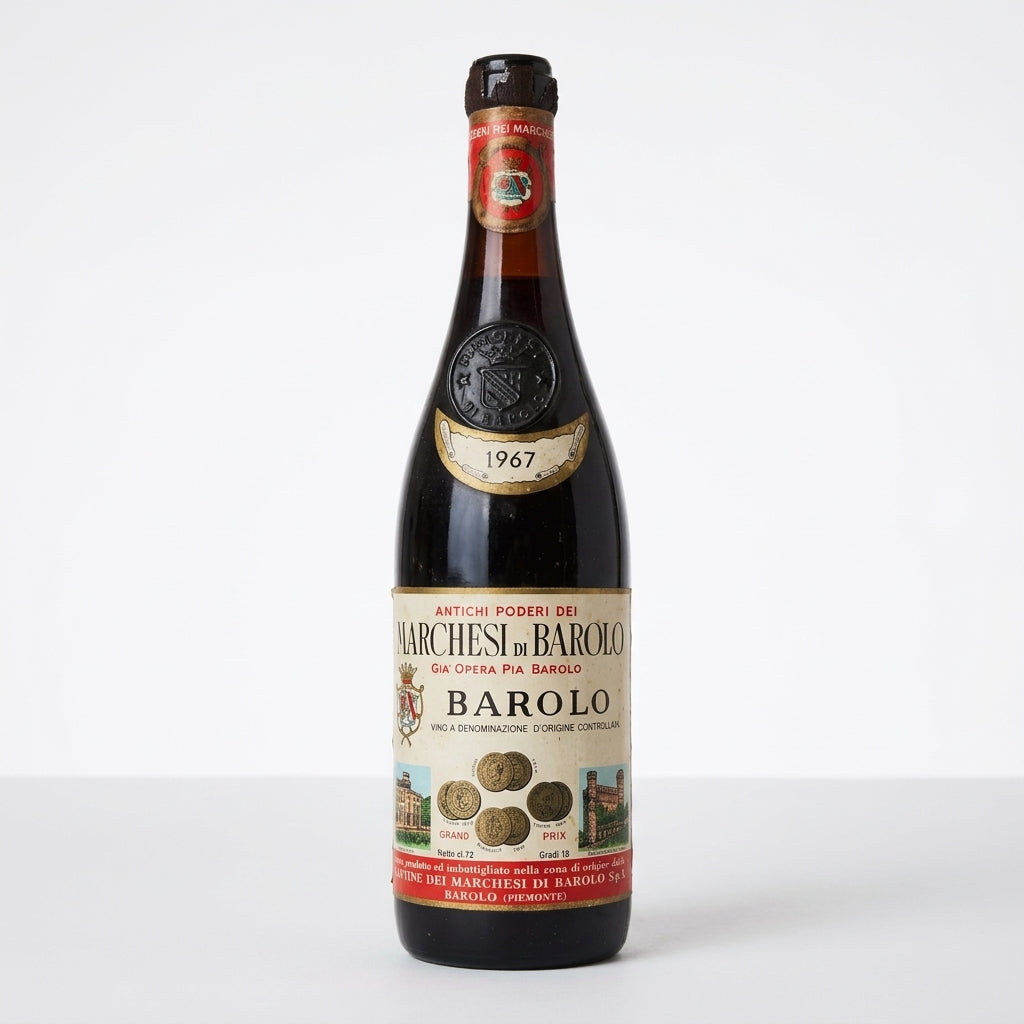 Barolo Marchesi di Barolo 1967 capsule issue – Bottles With History