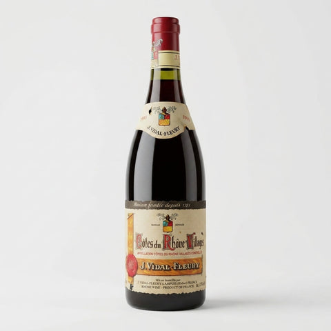 Côtes du Rhône Dorpen J. Vidal-Fleury 1990