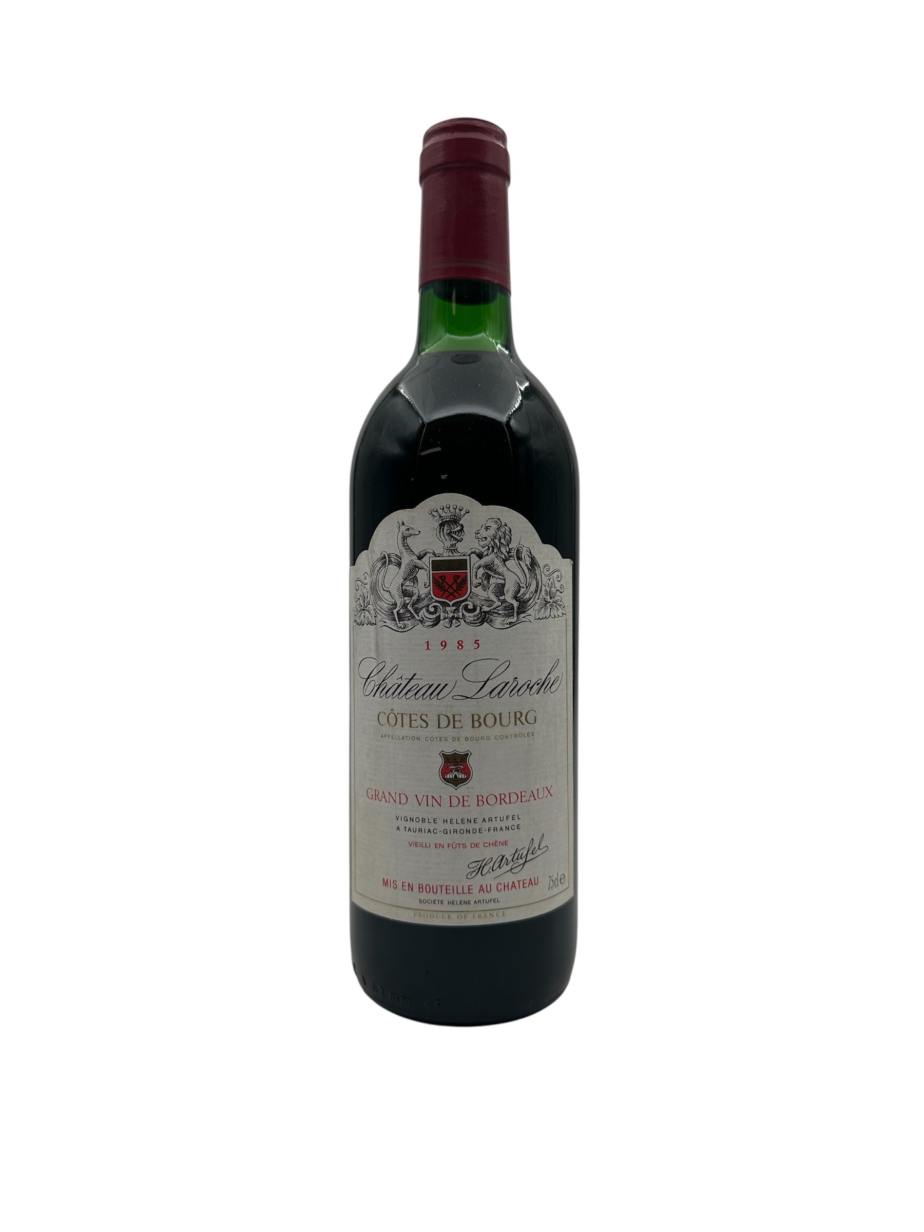 Côtes de Bourg Château Laroche 1985 – Bottles With History