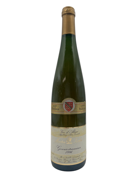 Flaske af Gewurztraminer Martin Schaetzel 1996 hvidvin