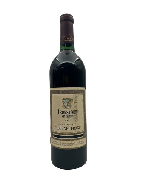Flaske af Ironstone Cabernet Franc 1993 rødvin