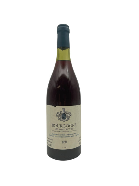 Flaske af Bourgogne Les Bons Batons 1994 rødvin