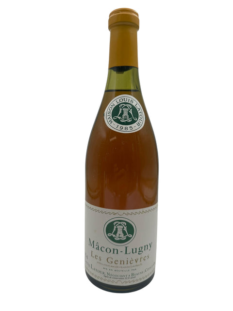 Flaske af Mâcon-Lugny Les Genièvres hvidvin fra Maison Louis Latour