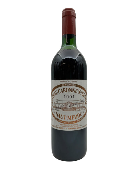 Flaske af Château Caronne Ste Gemme 1991 rødvin