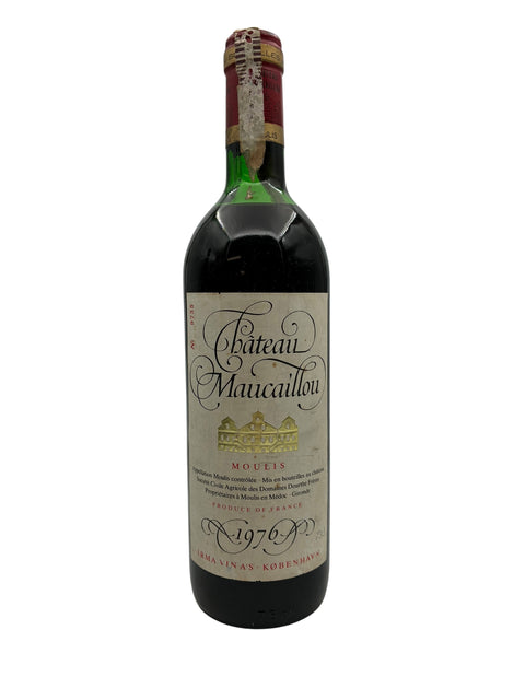 Chateau Maucaillou 1976 flaske