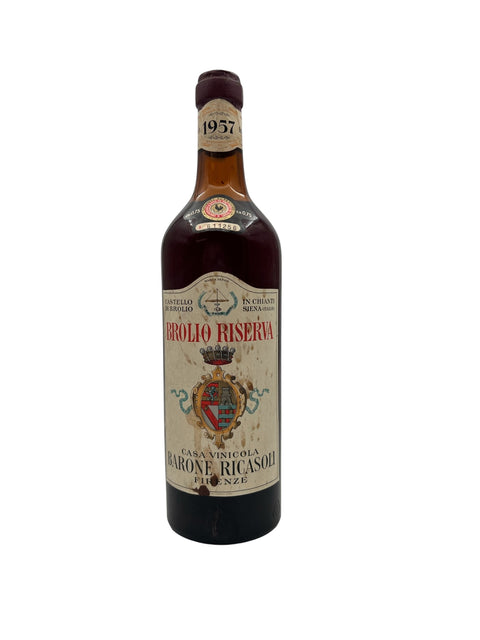 Flaske Brolio Riserva Barone Ricasoli 1957 rødvin