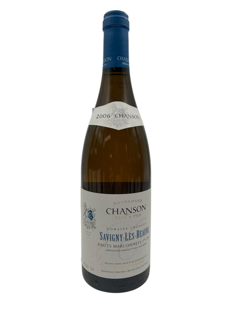 Flaske af Savigny-Les-Beaune Chanson 2006 hvidvin