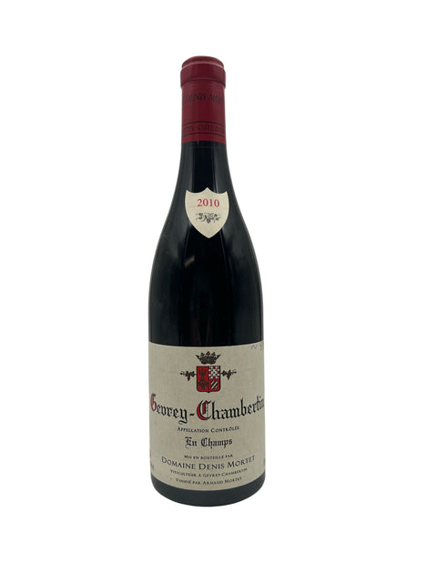 Flaske af Gevrey-Chambertin Domaine Denis Mortet 2010