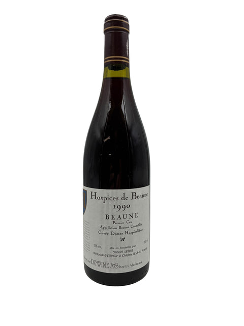 Hospices de Beaune Gabriel Leiser 1990 rødvin flaske
