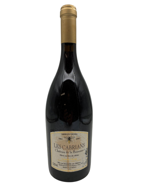 Flaske af Les Cabrians 1997 fra Château de la Bessonne