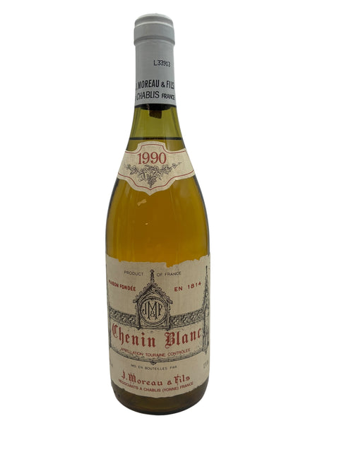 Chenin Blanc J Moreau & Fils 1990 flaske