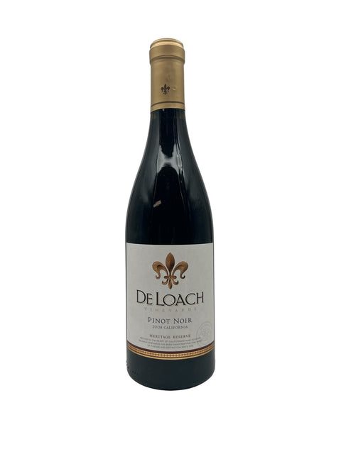 Flaske af De Loach 2008 Pinot Noir rødvin