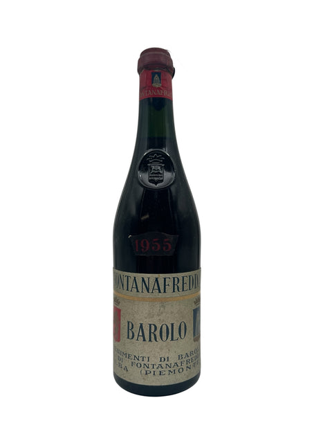 Flaske af Barolo Fontanafredda årgang 1955