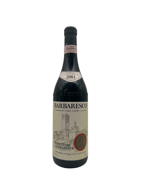 Flaske af Barbaresco Produttori del Barbaresco 2001