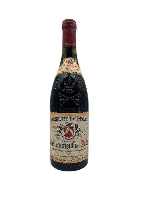 Flaske af Châteauneuf du Pape Domaine du Pegau 2000