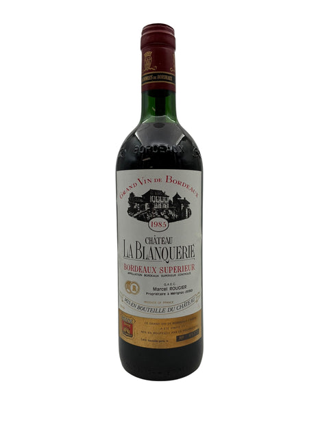 Flaske af Château La Blanquerie Bordeaux Supérieur 1985
