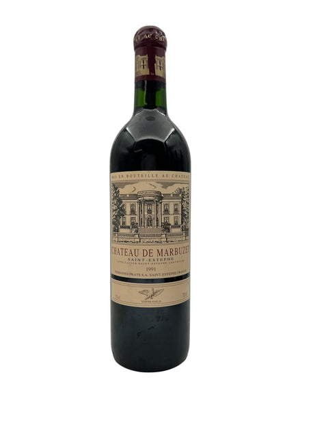Chateau de Marbuzet rødvin flaske 1991