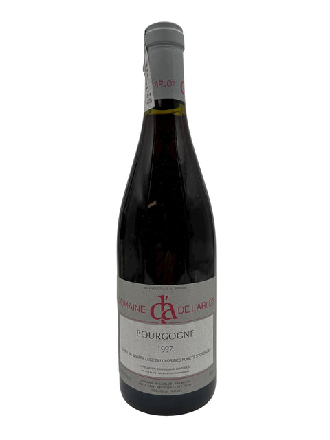 Flaske af Bourgogne Domaine de l'Arlot 1997 rødvin