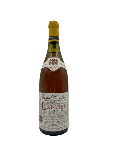Flaske af Laforet Joseph Drouhin 1988 hvidvin fra Bourgogne