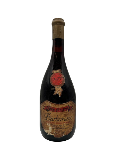 Flaske af Barbaresco San Martino 1977
