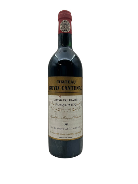 Flaske af Margaux Chateau Boyd-Cantenac 1983 rødvin