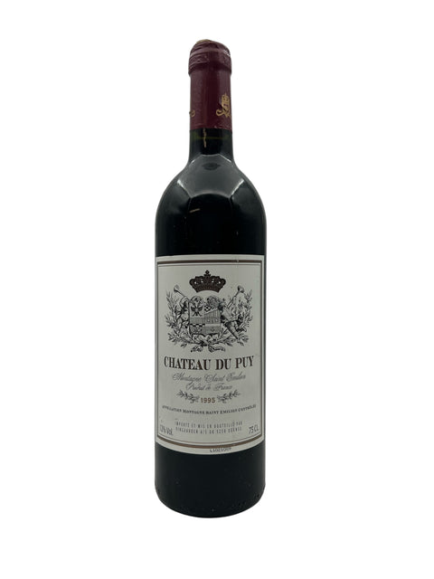 Flaske af Chateau du Puy 1995 rødvin