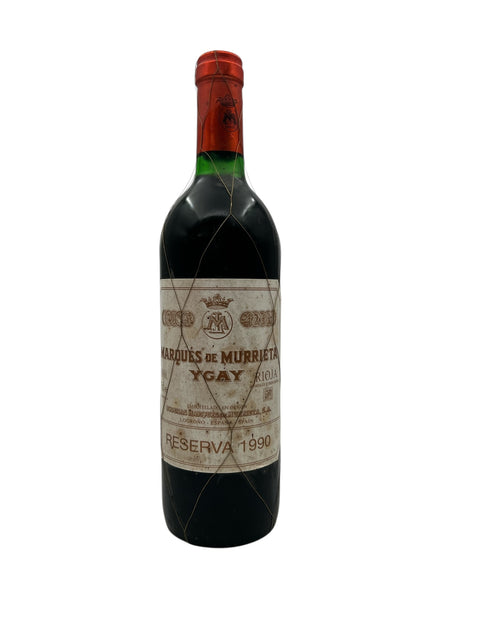 Flaske Marqués de Murrieta Ygay Reserva 1990 rødvin fra Rioja