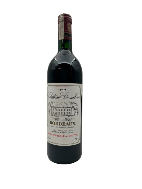 Flaske Château Senailhac 1989 Bordeaux rødvin