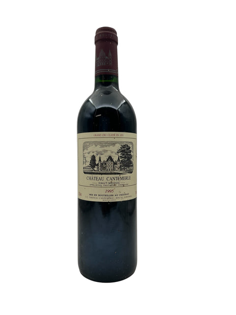 Flaske Château Cantemerle 1995 rødvin fra Haut-Médoc